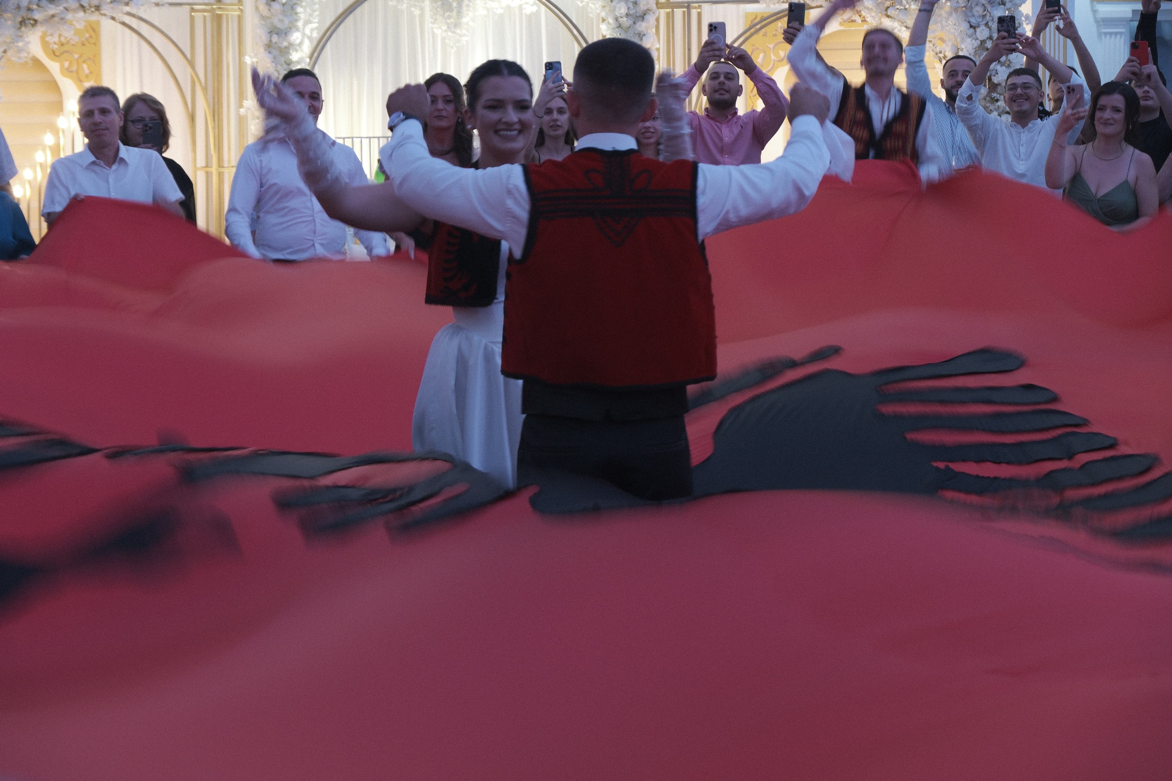 Célébration — drapeau albanais